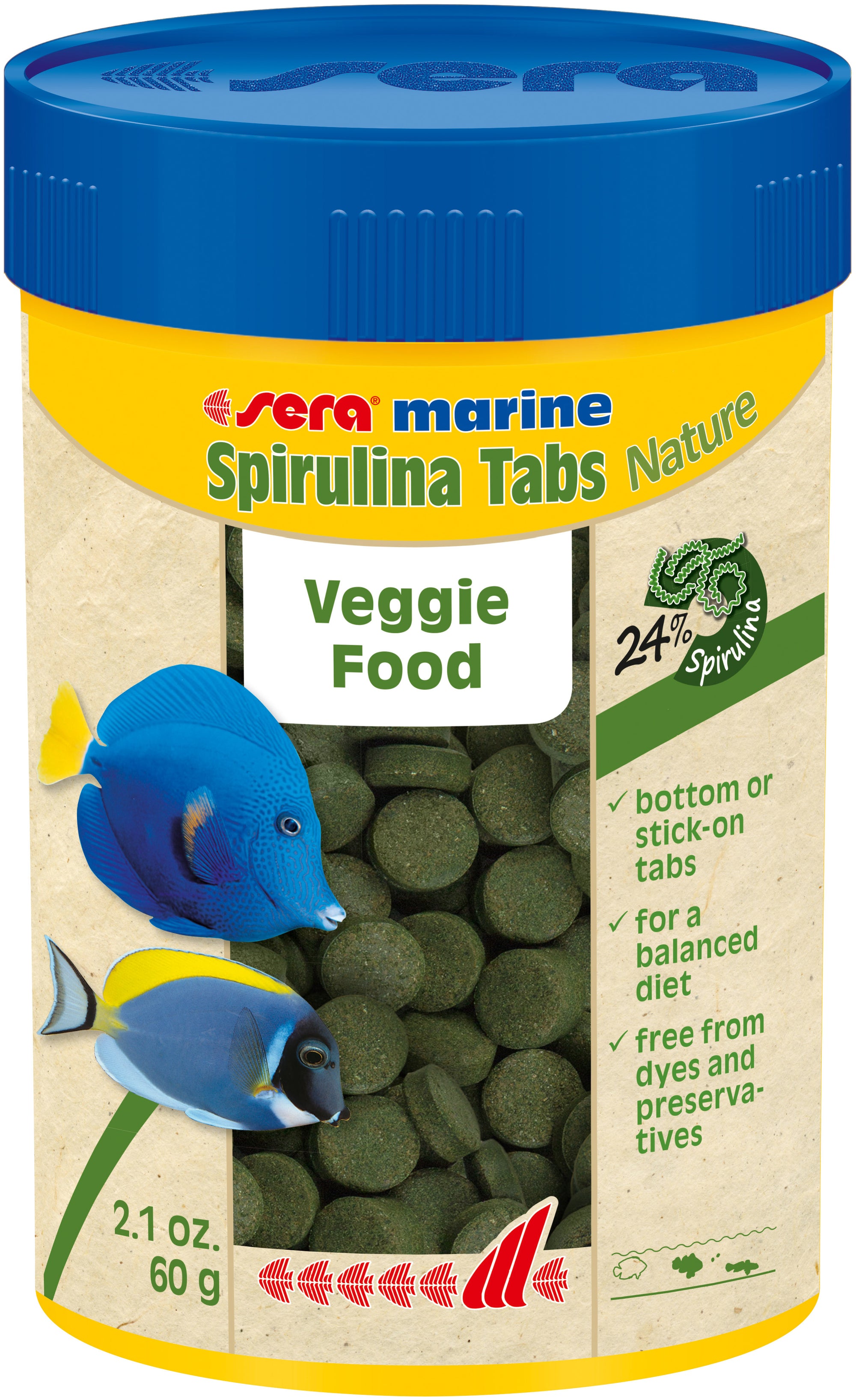 sera Marine Spirulina Tabs Nature