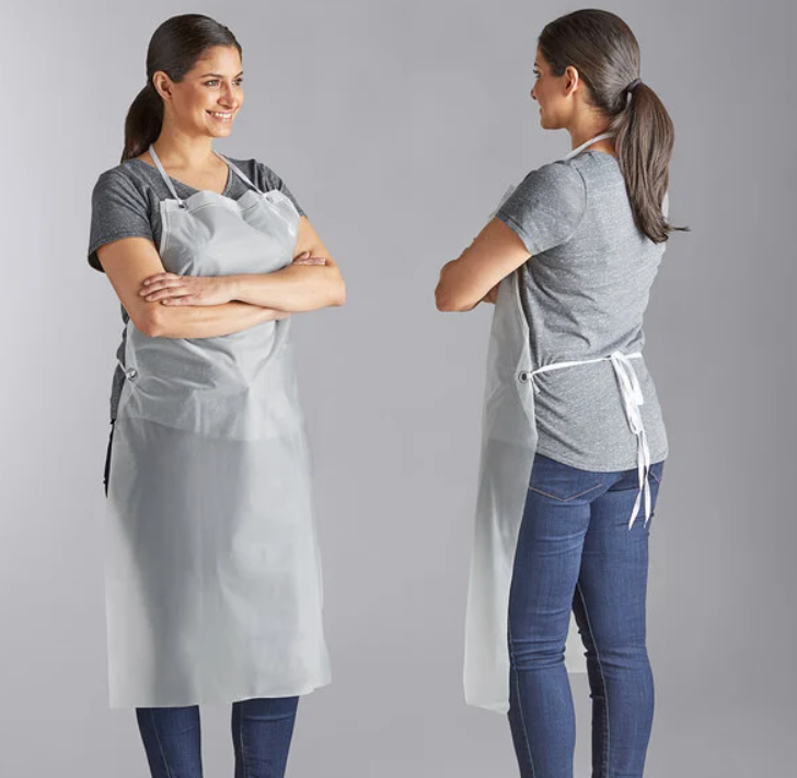 Transparent Plastic Laboratory Apron