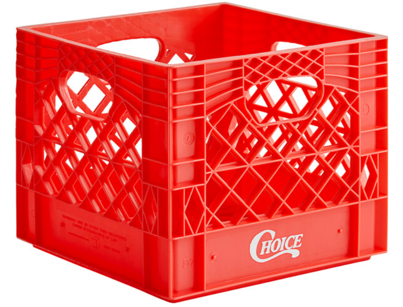 Square Milk Crate