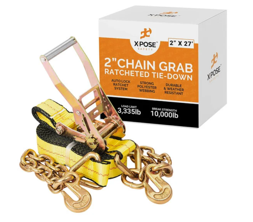 Heavy-Duty Ratcheting Tie Down Straps