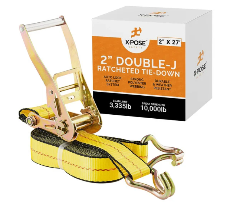 Heavy-Duty Ratcheting Tie Down Straps