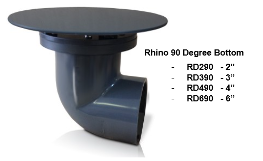 Aquadyne Rhino Bottom Drains