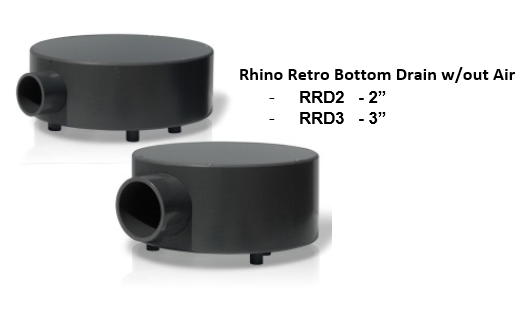 Aquadyne Rhino Bottom Drains