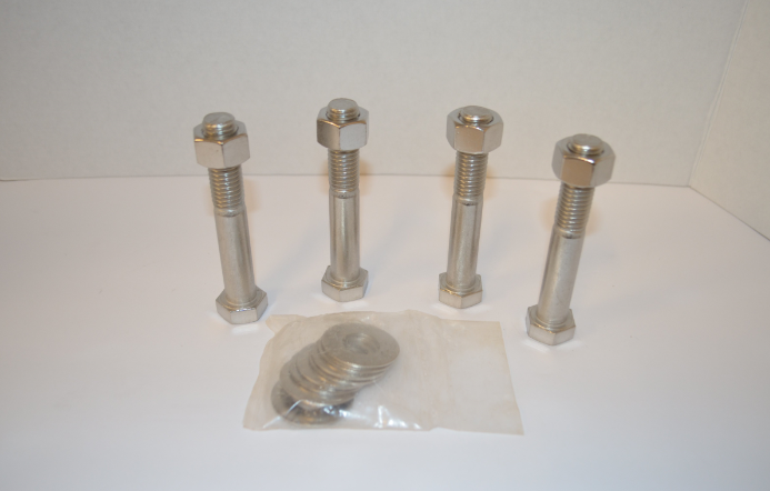 Stainless Steel Hex Cap Bolts with Nut and Washers - 316L