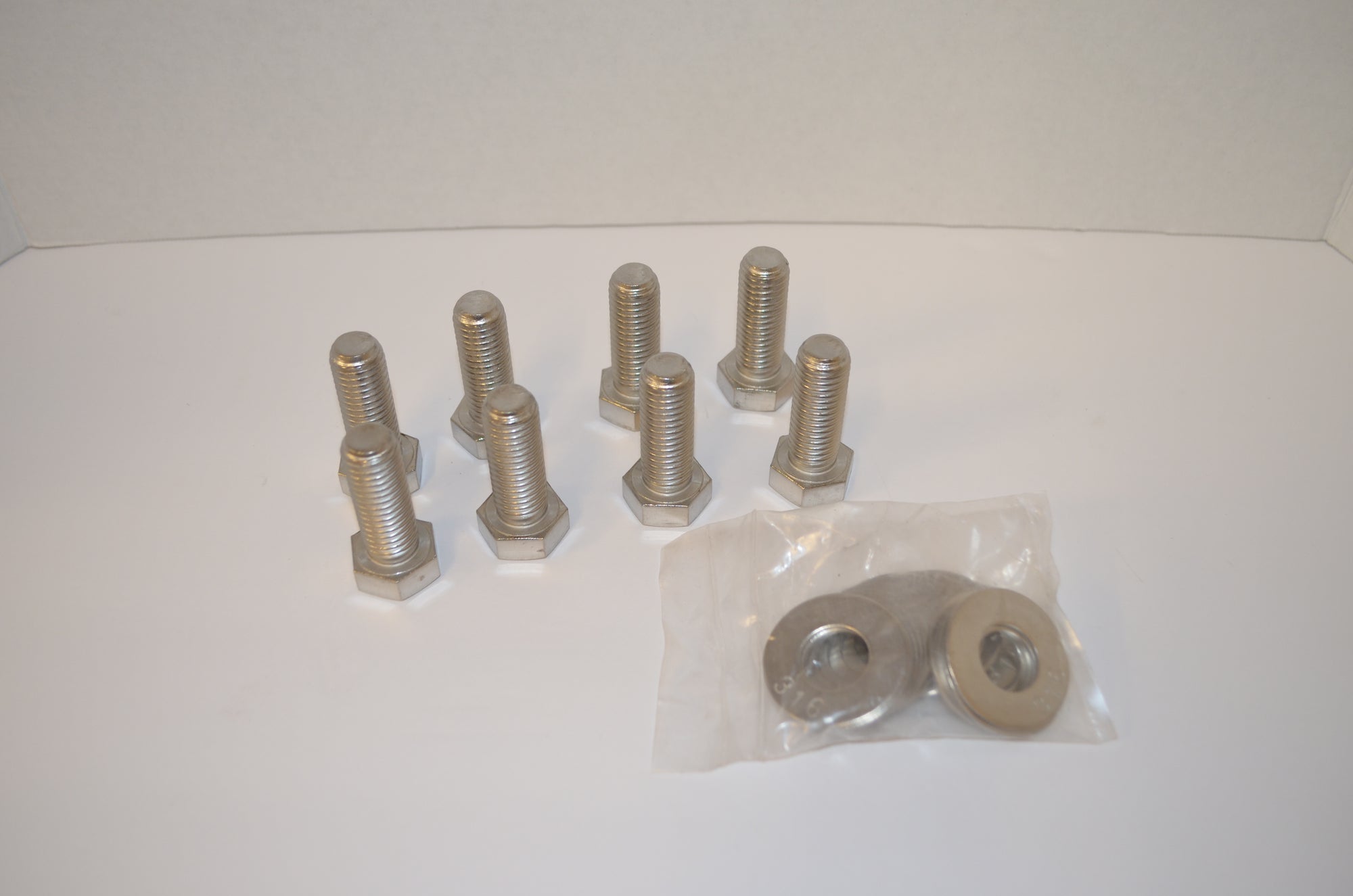 Stainless Steel Hex Cap Bolts with Washers - 316L